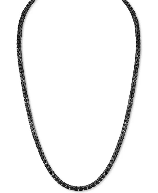 Cubic Zirconia (4Mm) Tennis Necklace 22" (Also in Black Spinel), Created for Macy'S
